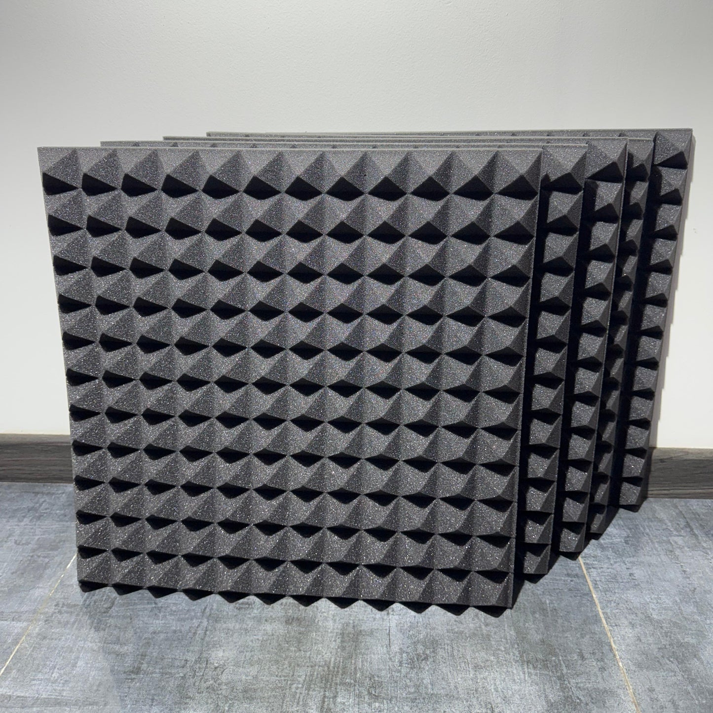 Pack x5 Palmeta Acústica Piramidal (48x48)