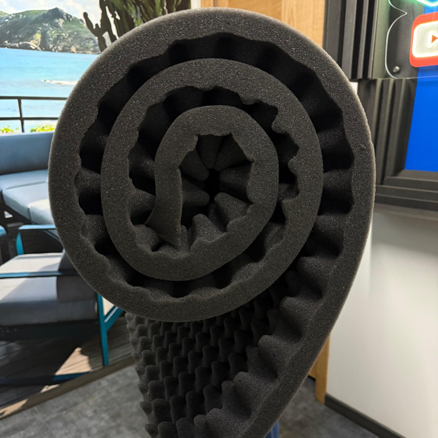 Espuma Acústica Caja de Huevo