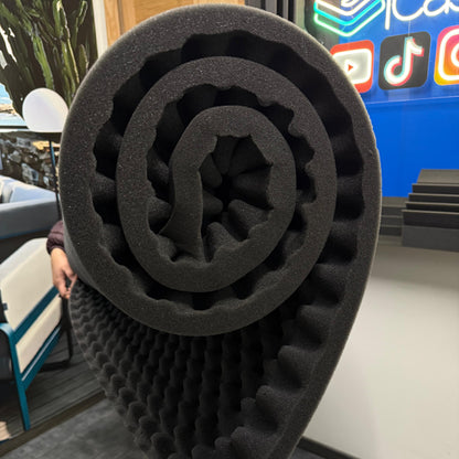 Espuma Acústica Caja de Huevo