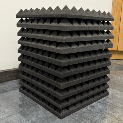 Pack x10 Palmeta Espuma Acústica Piramidal (32x32)