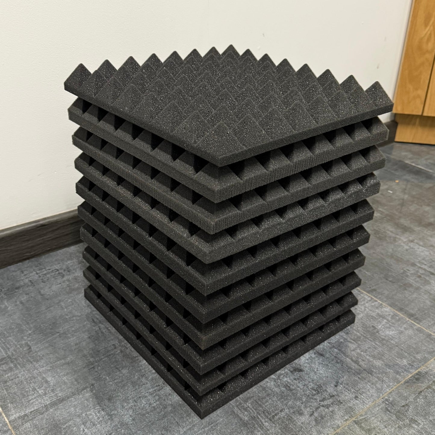 Pack x10 Palmeta Espuma Acústica Piramidal (32x32)