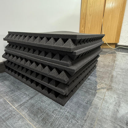 Pack x10 Palmeta Espuma Acústica Piramidal (48x48)