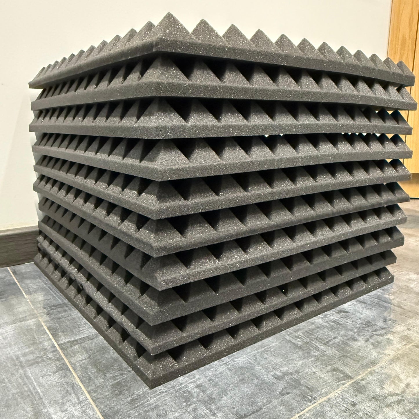 Pack x10 Palmeta Espuma Acústica Piramidal (48x48)