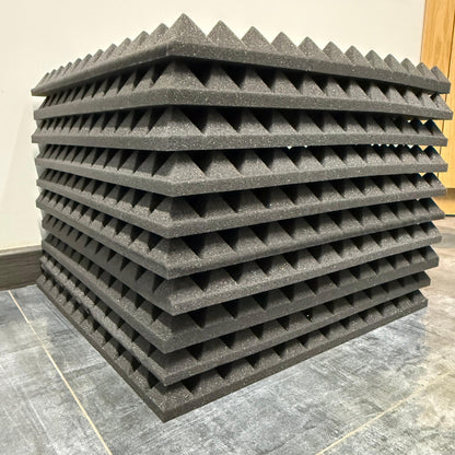 Pack x10 Palmeta Espuma Acústica Piramidal (48x48)