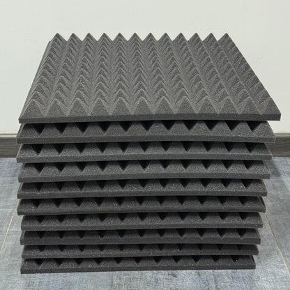 Pack x10 Palmeta Espuma Acústica Piramidal (48x48)