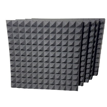 Pack x5 Palmeta Acústica Piramidal (48x48)