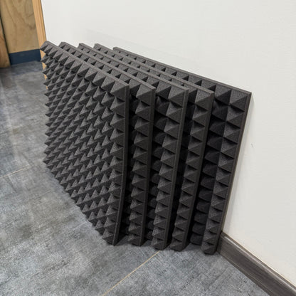 Pack x5 Palmeta Acústica Piramidal (48x48)